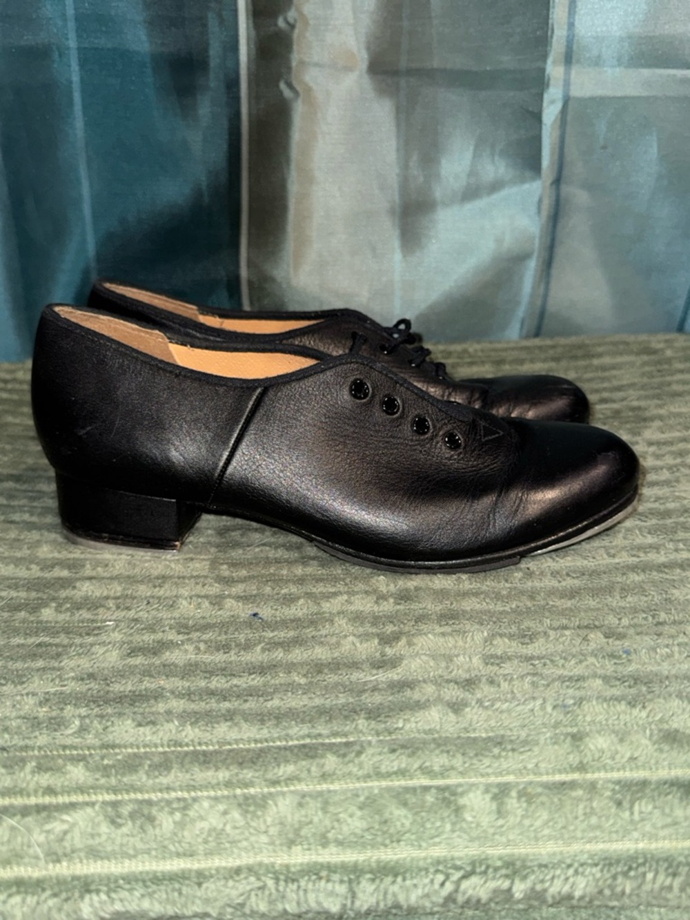 Bloch Black Leather Oxford Tap Shoes